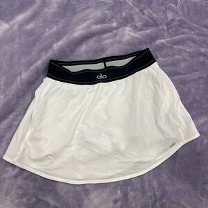 ALO Yoga White Tennis Skirt